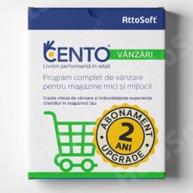 Upgrade program vânzări magazin CENTO Vânzări abonament 2 ani