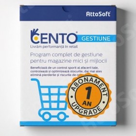 Upgrade program gestiune magazin CENTO Gestiune abonament 1 an