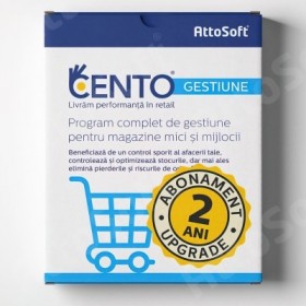 Upgrade program gestiune magazin CENTO Gestiune abonament 2 ani