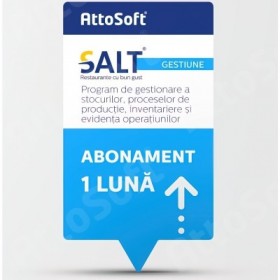 Abonament lunar program gestiune restaurant SALT Gestiune