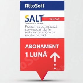 Abonament lunar program vânzări restaurant SALT Vânzări