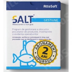Upgrade program gestiune restaurant SALT Gestiune abonament 2 ani 