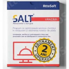 Upgrade program vânzări restaurant SALT Vânzări abonament 2 ani 