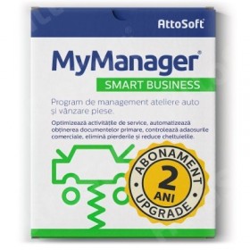 Upgrade program management service auto și vânzare piese MyManager Smart Business abonament 2 ani 
